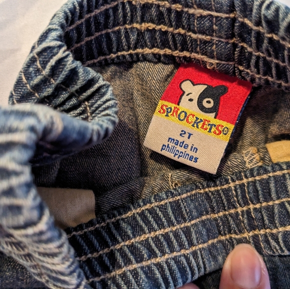 NWT Sprockets Toddler Jean Shorts with Pockets, Size 2T - Picture 4 of 5